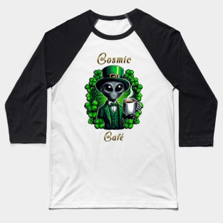 St-Patrick's Day cool Alien grey design Baseball T-Shirt